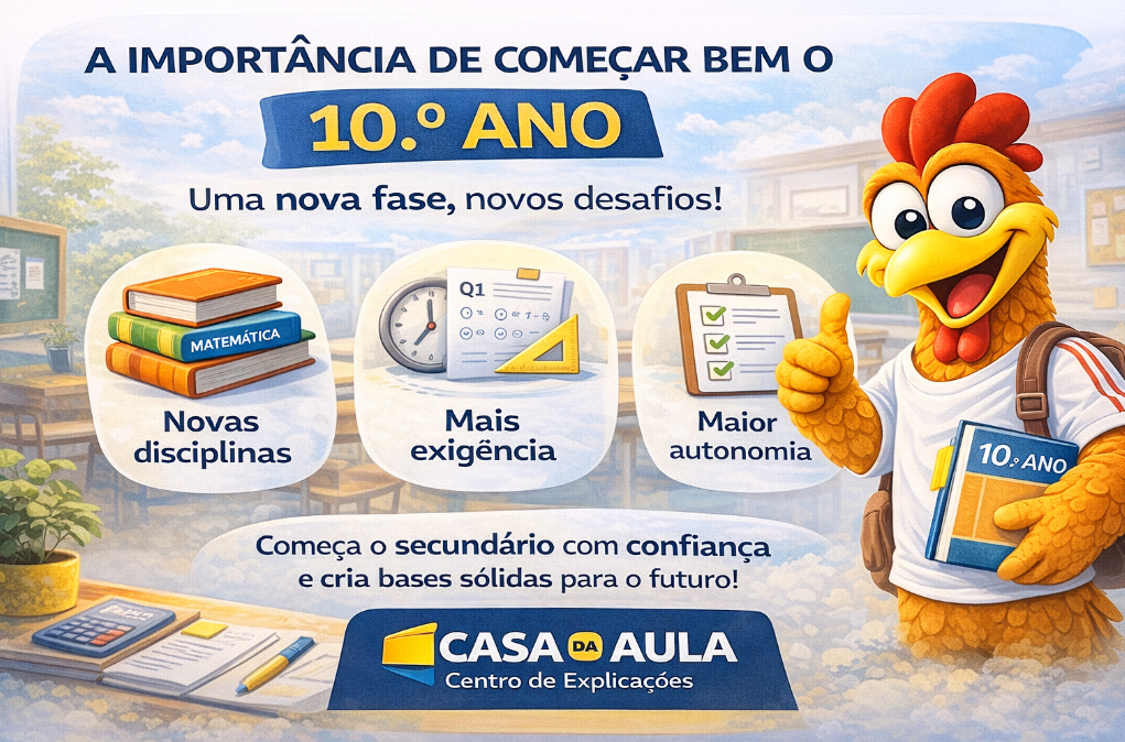 Ilustração do artigo: A importância de começar bem o 10.º ano